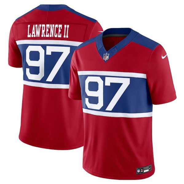 Men & Women & Youth New York Giants #97 Dexter Lawrence II Century Red Alternate Vapor F.U.S.E. Limited Football Stitched Jersey,We sell and wholesale Men & Women & Youth New York Giants #97 Dexter Lawrence II Century Red Alternate Vapor F.U.S.E. Limited Football Stitched Jersey on line form chian!